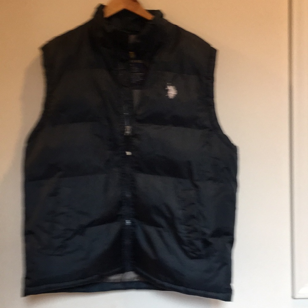 USPA US POLO ASSN. VEST PUFFER PADDED SLEEVELESS